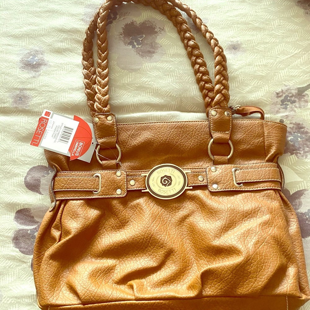 Brown Rosetti purse